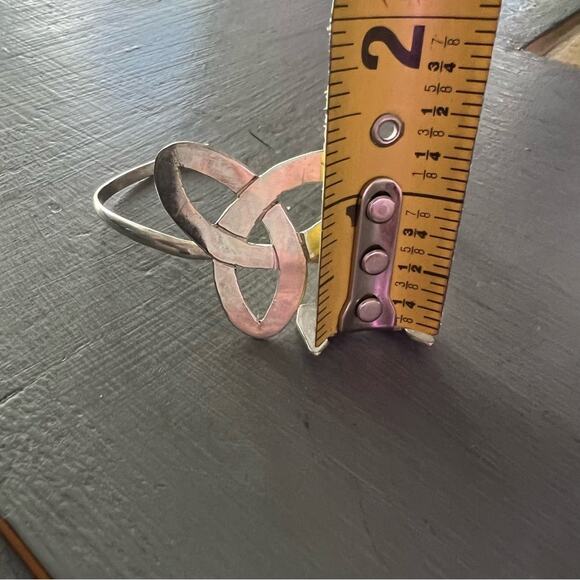 Sterling Silver Cuff Bracelet Artist Made - Picture 3 of 6